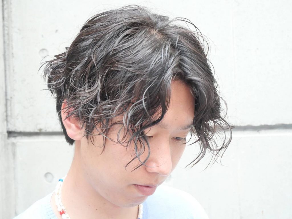 メンズ髪型 30代40代おススメパーマスタイル 渋谷の美容院 メンズパーマが得意 Boucle